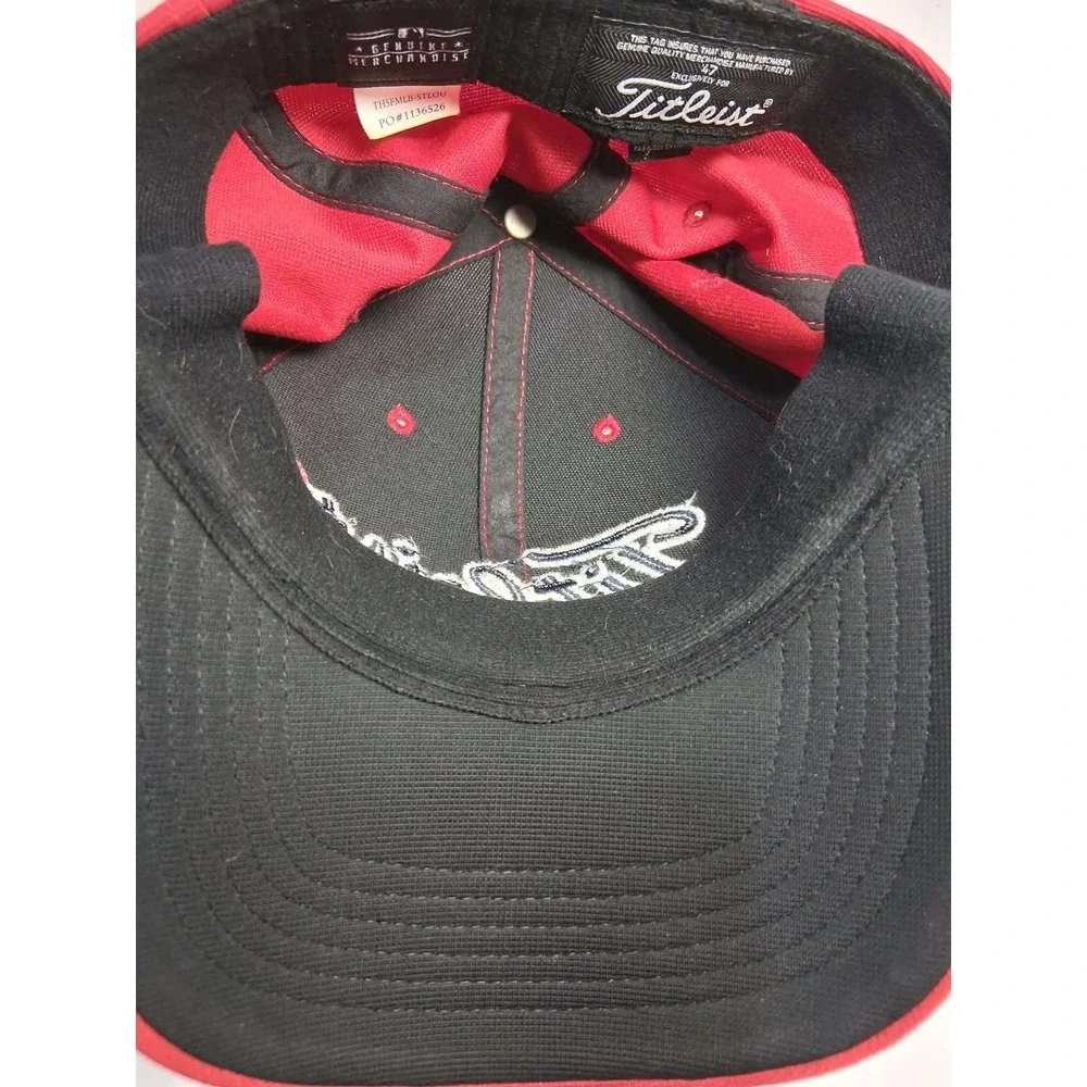 Titleist‎ STL Cardinals Baseball Cap Hat Red Embroidered Logo Fitted Mens M/L